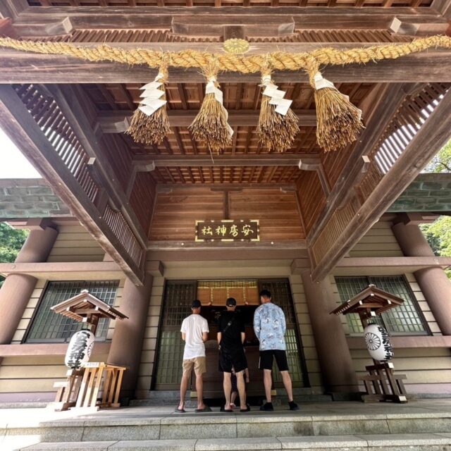 社員と遊ぶ