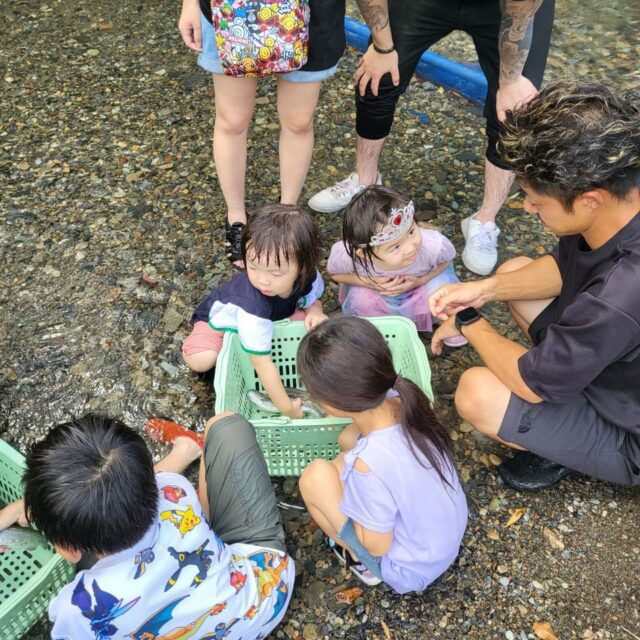 社員とぶどう狩り