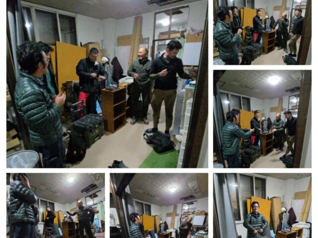 社長の工具箱をかけてジャンケン